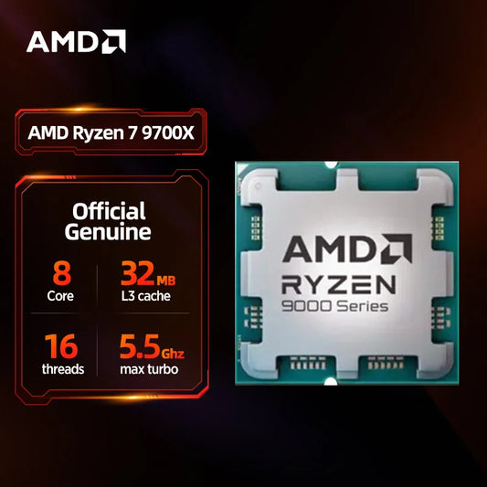 AMD Ryzen 7 9700X 8 Cores 16 Threads jusqu'à  5 5 GHz AM5