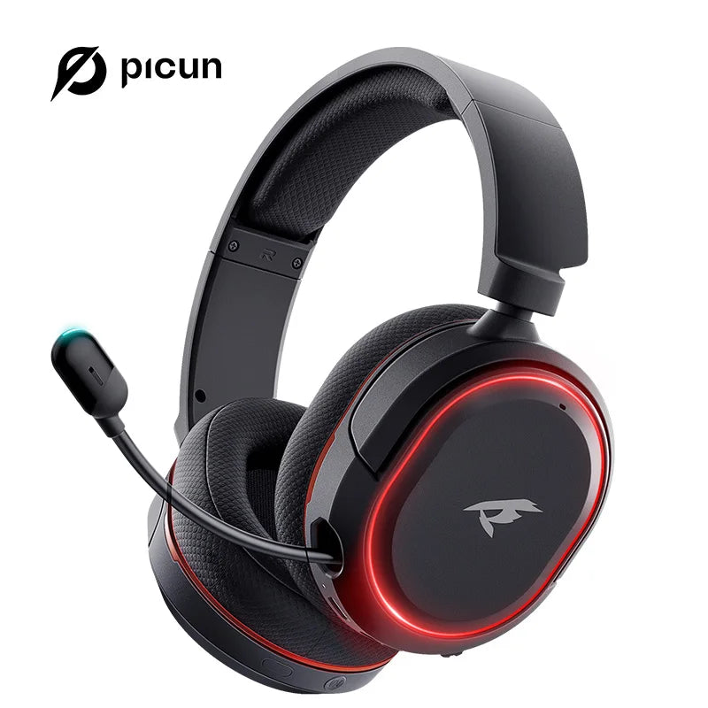 Picun G2 2.4G Wireless Gaming Casque Bluetooth  PC PS4 PS5