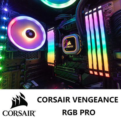 CORSAIR DDR4 RGB PRO 3200Mhz 3600MHz Blanche ou noire